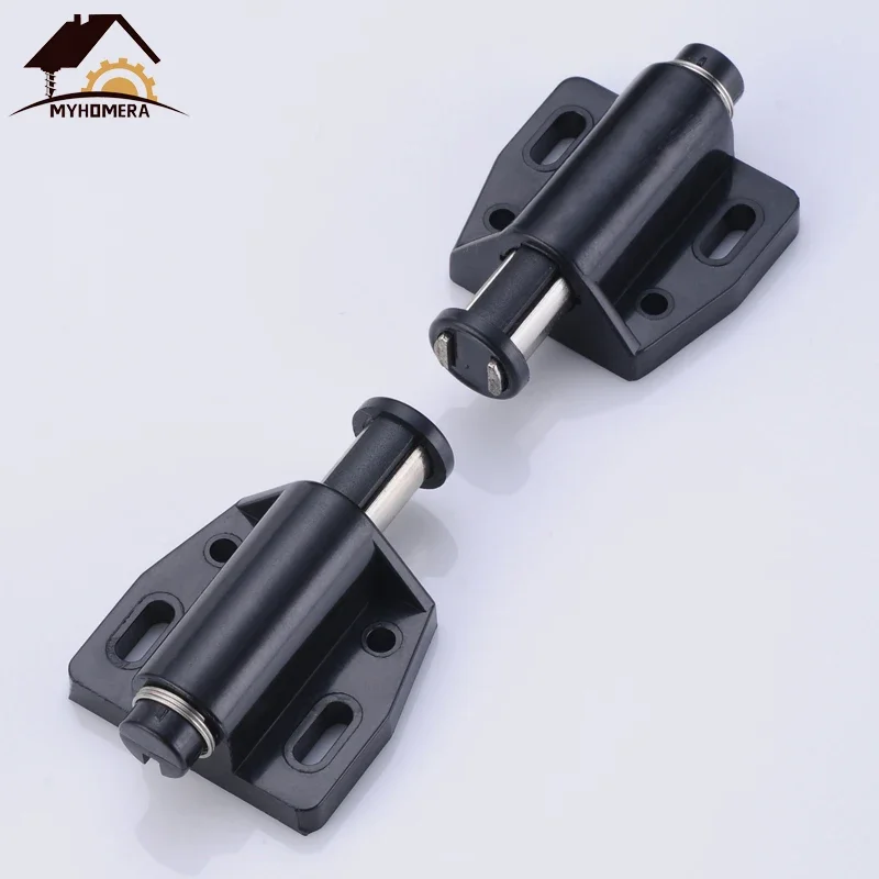 Cabinet Stopper Catches Strong Magnetic Push to Open Touch Catch Stop Quiet Damper Kitchen Cupboard Door Magnet Handle-free