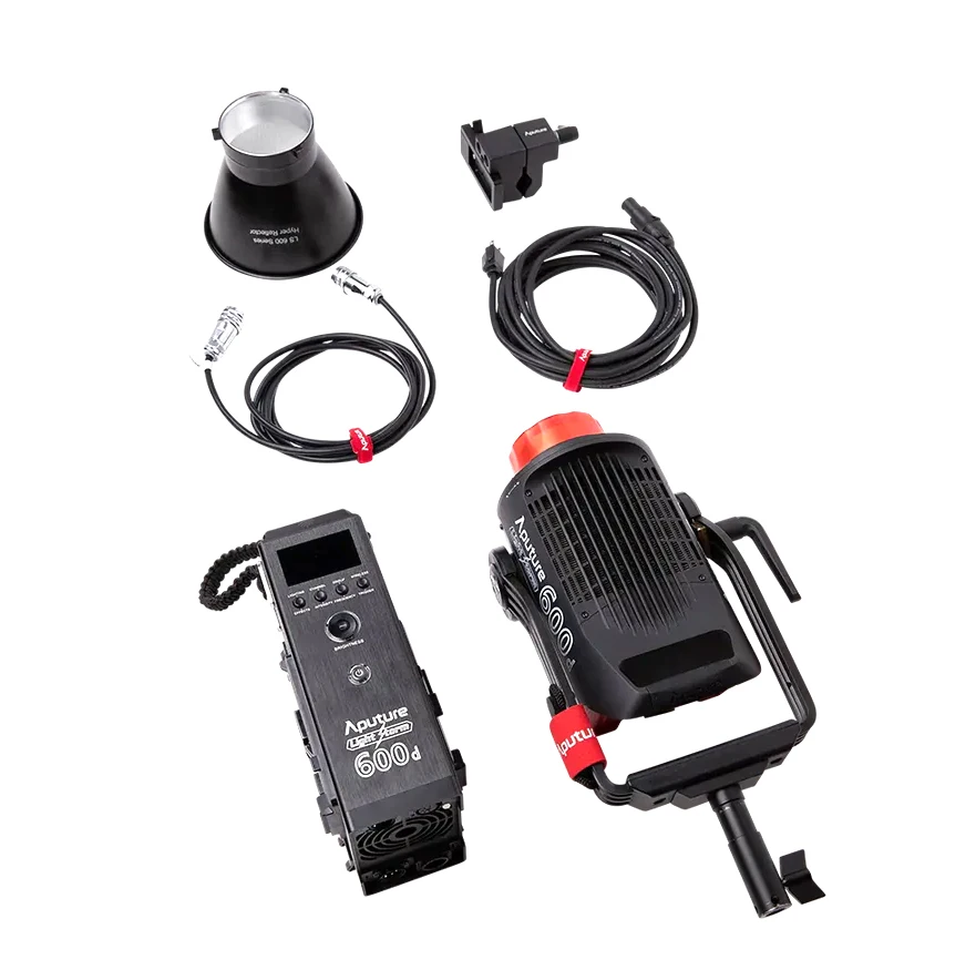 Aputure LS600D LED 비디오 라이트 COB 5600K 600W 일광 균형 포인트 소스 LED 스튜디오 사진 조명 사진 조명 램프
