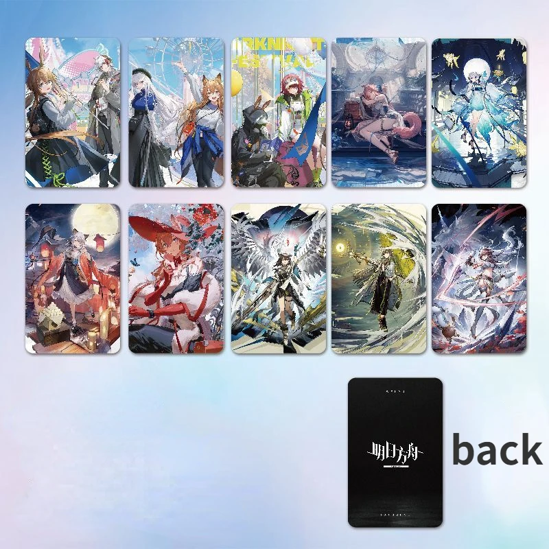 

Arknights Anime Cards Exusiai Lappland Swire Card Made Paper Print Souvenir Card Square Photocard Fans Collection Postcard Gift
