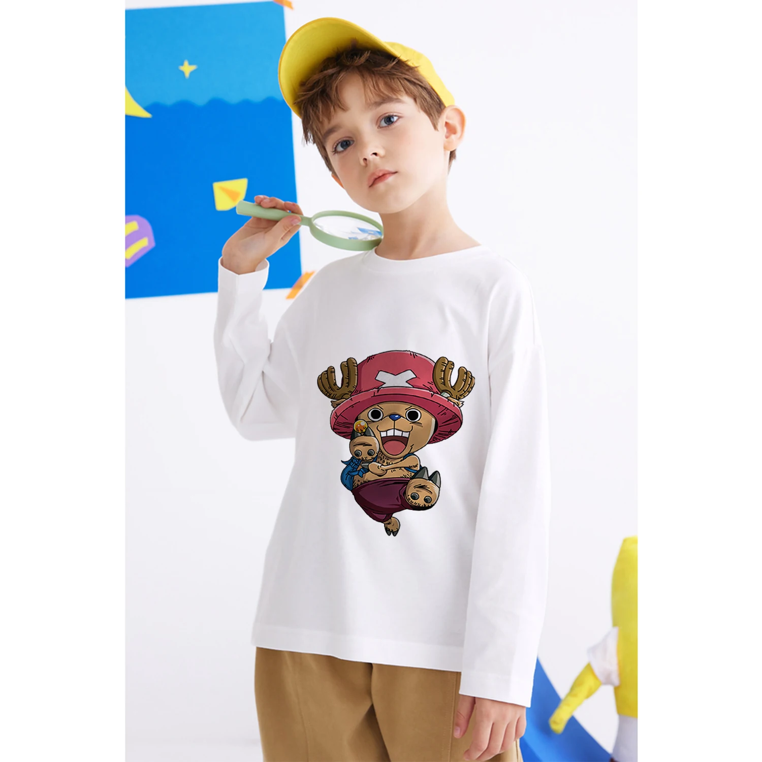 Camiseta Infantil Menino Luffy Childhood One Piece - 10