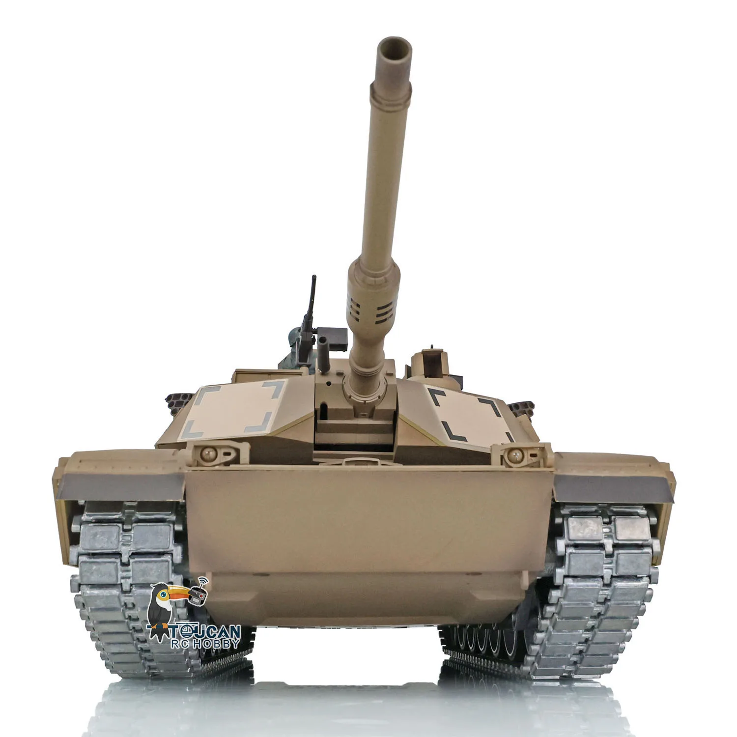 US Stock 1/16 Heng Long RC Tank M1A2 Abrams TK7.0 Customized 3918 360° Turret Barrel Recoil BB Shooting RC Toys Gifts TH17803 3