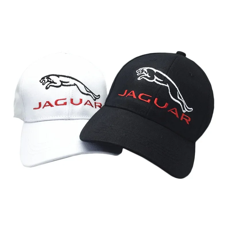 

Креативный подарок, бейсболка для улицы, мужская хлопковая бейсболка с вышитым узором, значок для автомобиля jaguar, автомобильные аксессуары, шляпа F1, гоночный сувенир