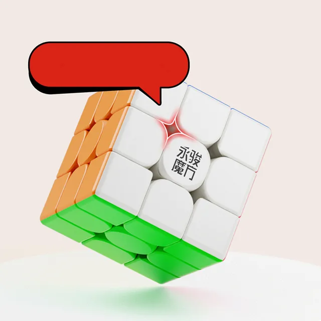 YJ New YuPo/YuLong /YuSu Ⅱ Magnetic  2x2 3x3 4x4 Stickerless Speed Cube YongJun Magic Cube Puzzle Cubo Magico For Children Kids 4