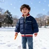 Autumn Korean Style Kids Coats Thickened Keep Warm Boys Girls Down Parkas Baseball Coat Winter Outerwear Children's Clothing