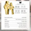 OLEVS Luxury Quartz Watches for Men Golden Tungsten Steel Strap Men's Watches Waterproof Luminous Date Week Business Wrist Watch 2