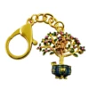 2025 Peach Tree With Magic Monkey And 9 Coins Keychain Bring Good Luck w5660 4