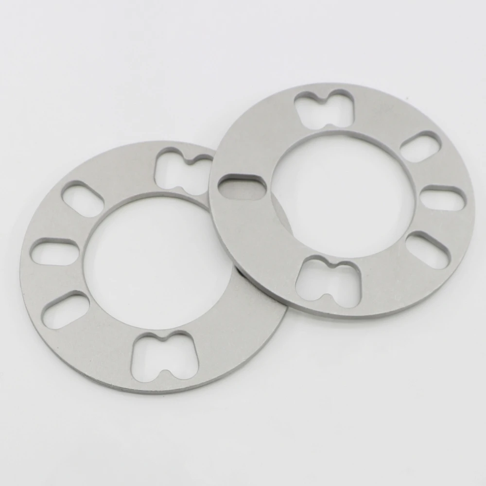 2pcs 3/5mm Universal Wheel Spacer Adapter PCD 4/5 Lugs From 98mm To 120mm ID 77mm OD 143mm