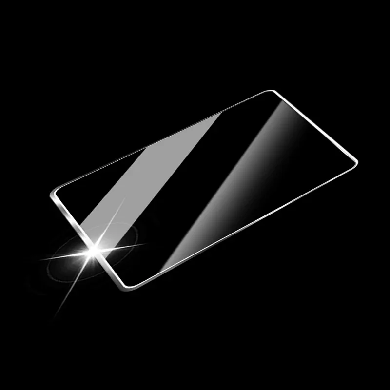 Transparent Slim Protective Shell with Screen Protector Glass for Gaming Console Accessories