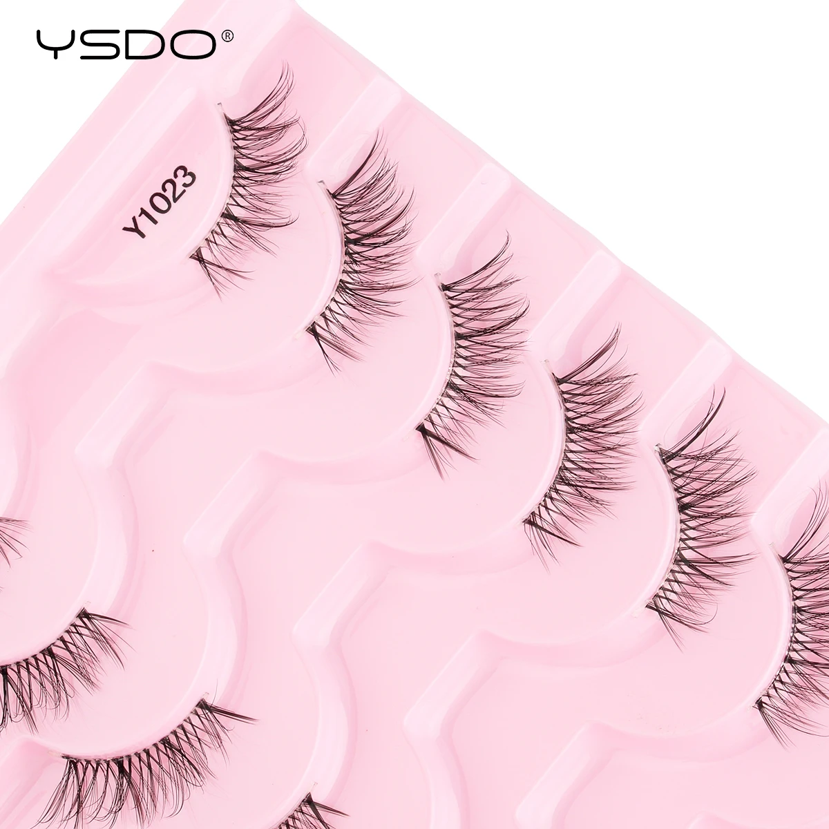 Natural Soft 3D Mink False Eyelashes Black Full Striped