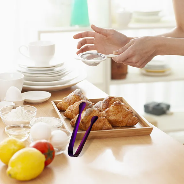 Mini Jégfogók Rozsdamentes Acél 304 Multifunkcionális Kenyér Grillezés Clip Barbecue Klip Kocka Cukor Szerszám Bár Konyhai Edények - Image 4