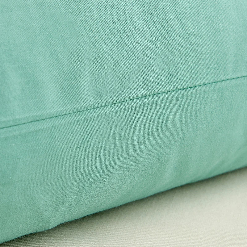 Pillowcase High-Quality Envelope Pure Cotton Pillowcover Solid Color Bedding Pillow Case 40x70 50x90 Sleep Pillow Cover 2