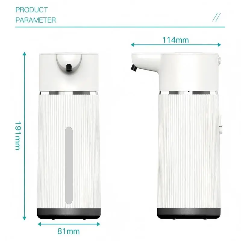 420ML Large Capacity Automatic Smart Senor Soap Dispenser Wall-Mounted Electric Foam/Liquid Model Hand Dish Washing Pump Machine - Image 3