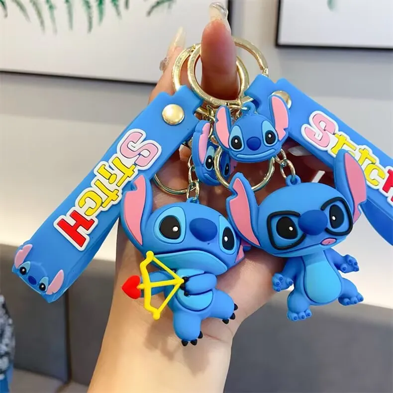 FUNKO POP Disney Stitch & Angel 2 Pack Summer STITCH Keychain Toy TIKI  STITCH Scented Vinyl Figure Pocket Pop Keyring Toys - AliExpress