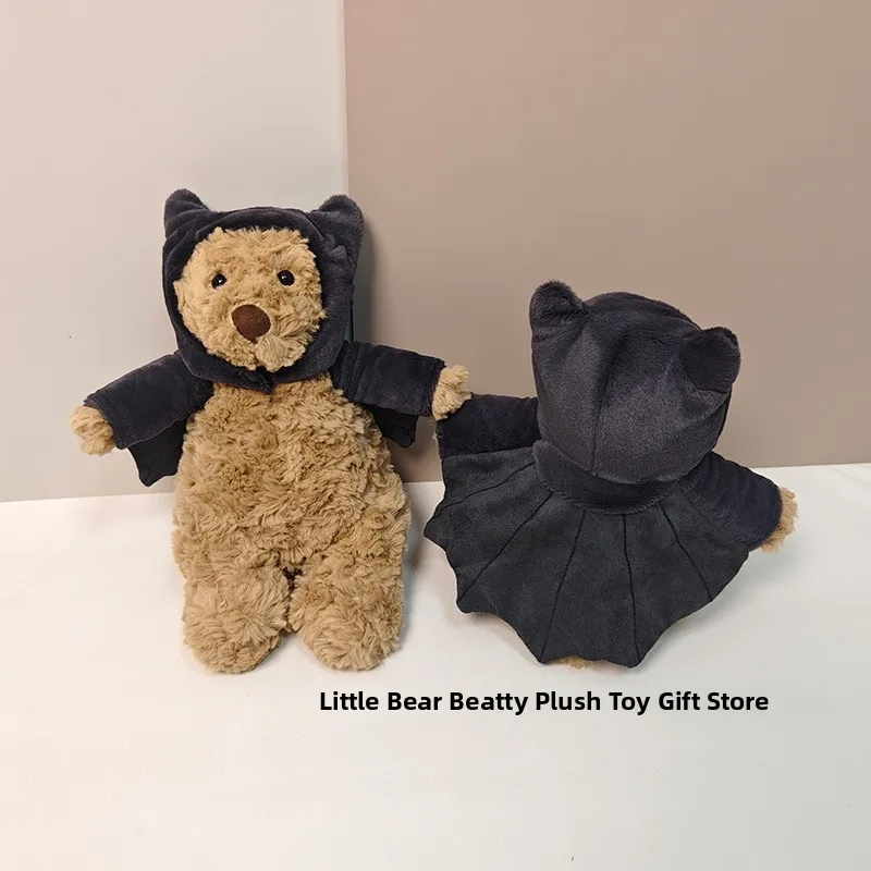 Adorable Bee Bear Plu Toy Barcelona Bear Doll Baan Figure Soothing Doll Birthday Gift for Girls Soft PP Cotton Stuffed Toy