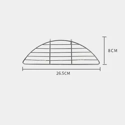 High - Performance Non - Stick Griddle Mat for Outdoor BBQ and Camping (26 CM)