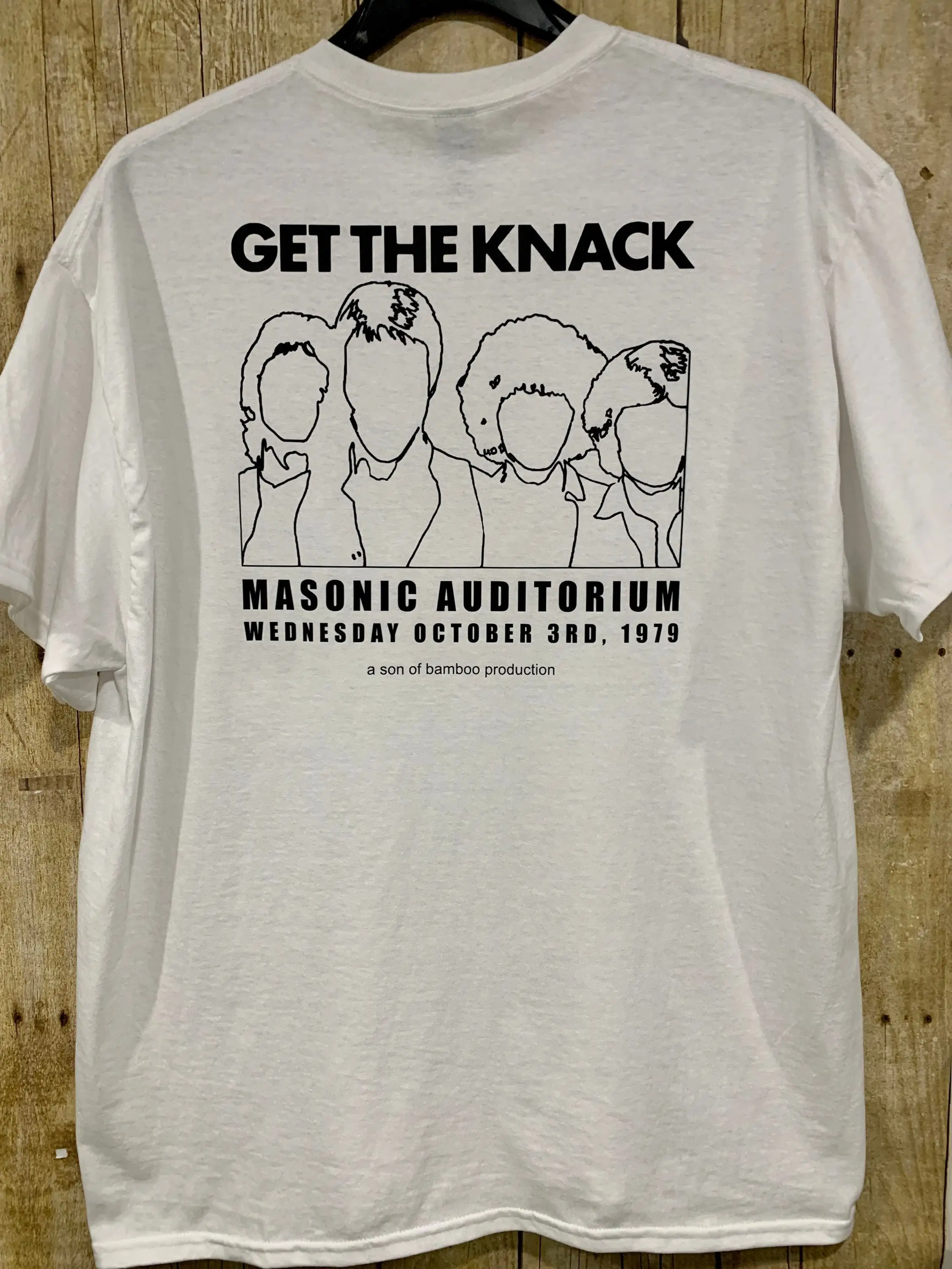 The Knack 1979 Detroit Concert Shirt Xl
