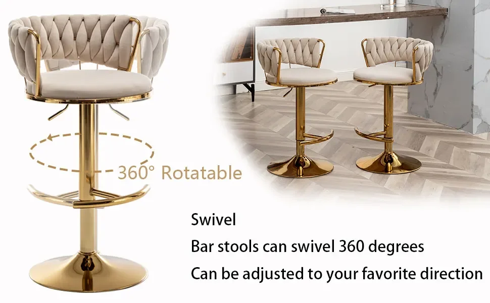 gold bar stools