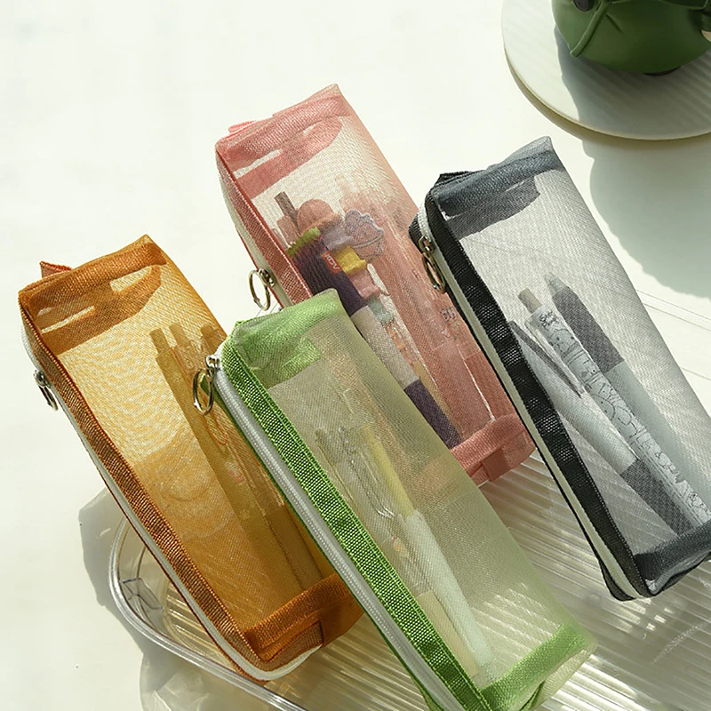 

Оригинальная сумка, специальная сетчатая пряжа для школьников, фотокарандаш большой емкости, сумка для школьных осмотров