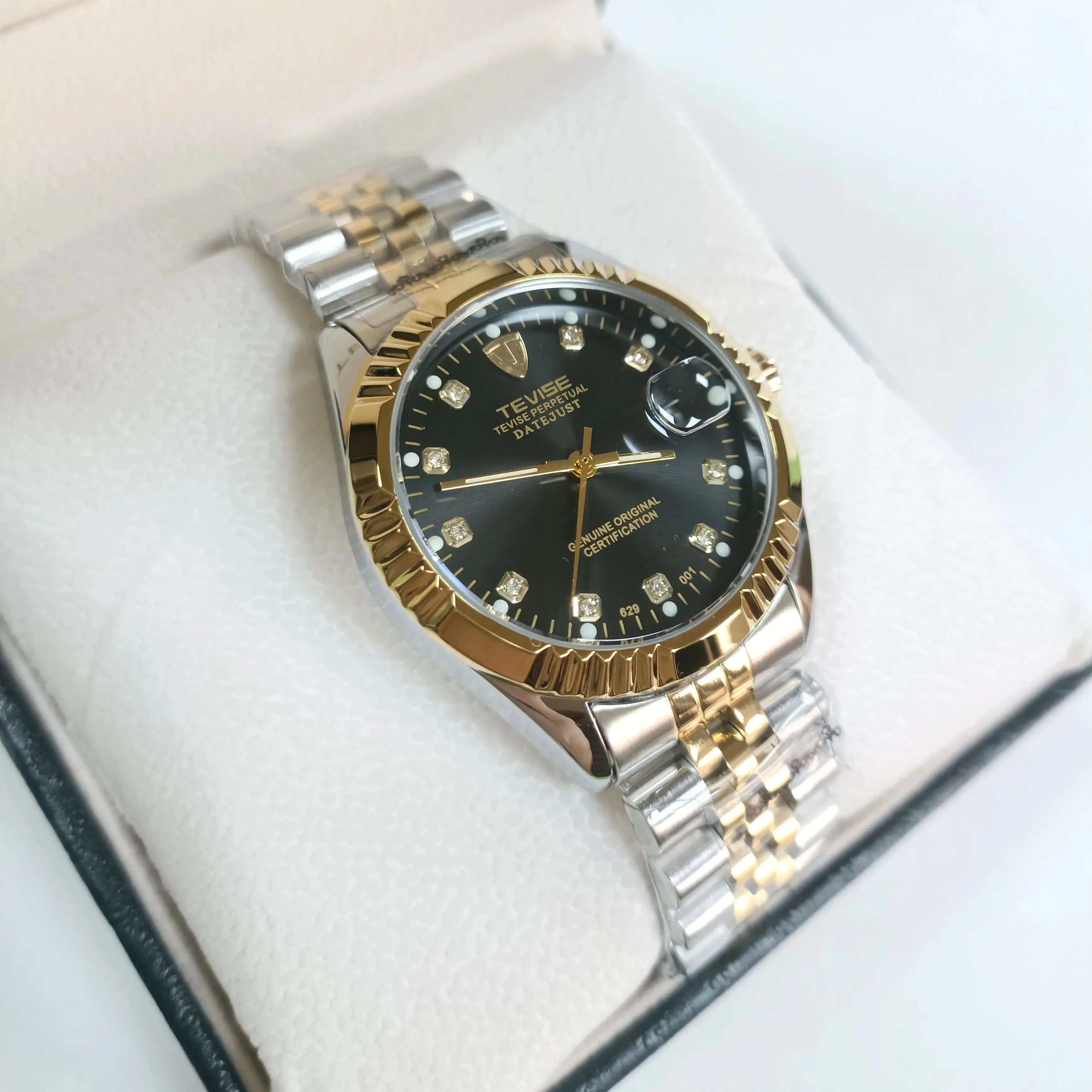 TEVISE Automatic Mechanical Watch for Men for Women Date