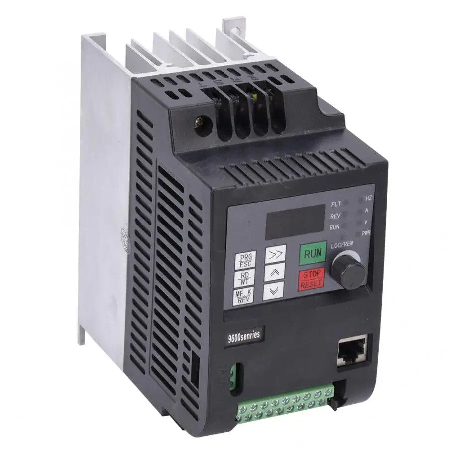 VFD Inverter 1.5KW 2.2KW 220V Single Phase Input Three Phase Output Frequency Converter 220V Motor Speed Control Inverter