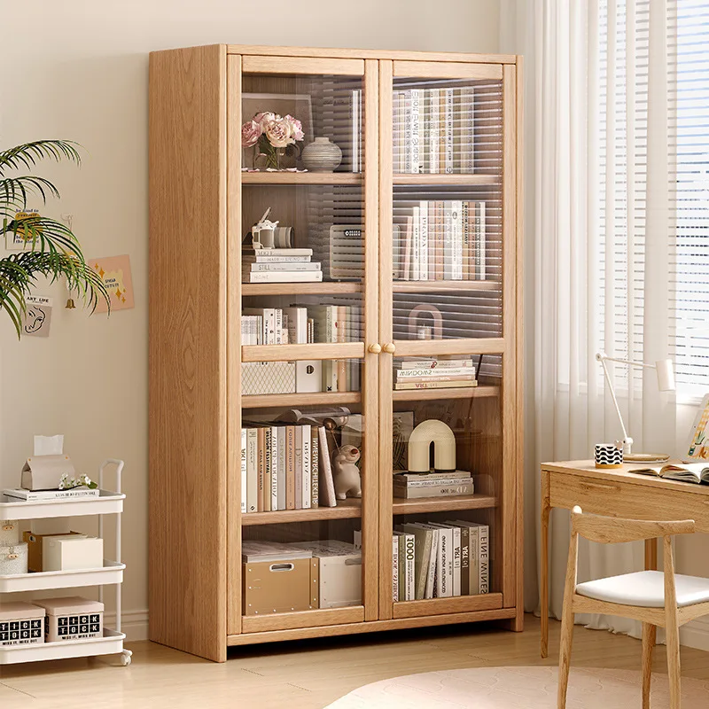 

Bedroom Bookends Bookcases Mid Century Modern Wooden Display Cabinet Bookshelf Organizer Storage Estanteria Modular Furnituress