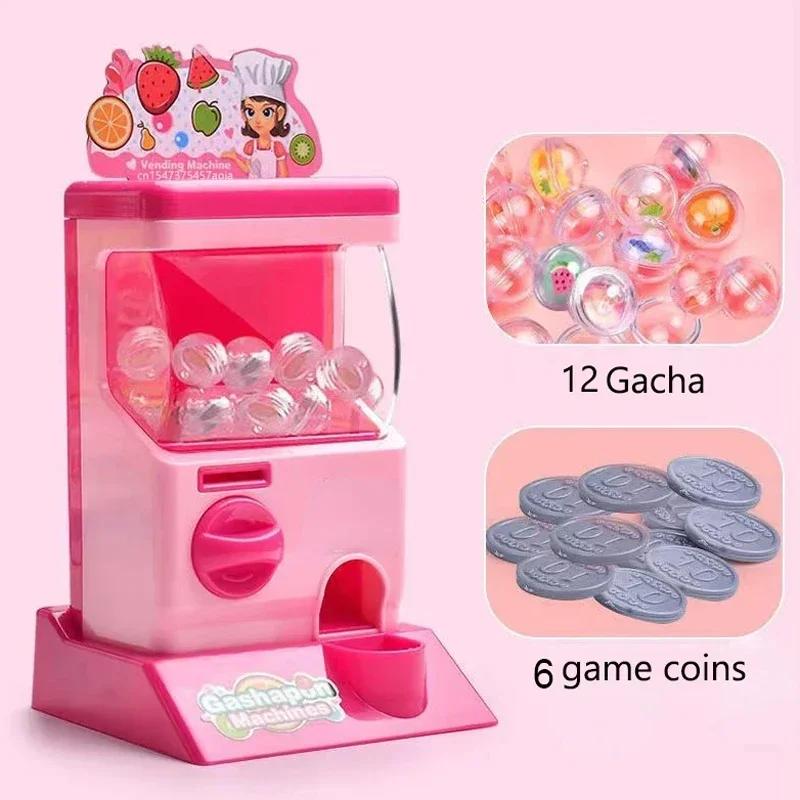 New Small Automatic Gashapon Machine Toys Children's Desktop Blind Box Shaking Game Machine Children's Educational Toys 5