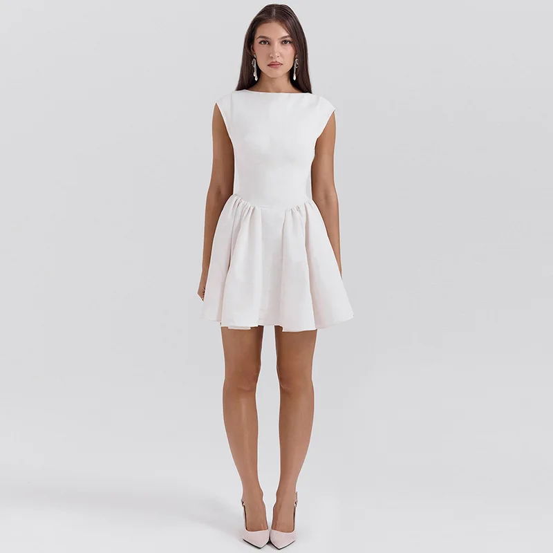 Fantoye Sexy Backless A-line Women Dress Black Sleeveless High Waist Dress Female Autumn Slim Elegant Party Clubwear Vestidos 10 Fantoye Sexy Backless A-line Women Dress Black Sleeveless High Waist Dress Female Autumn Slim Elegant Party Clubwear Vestidos