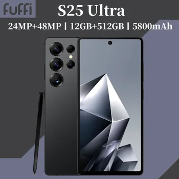 Global Vision S25 Ultra 5G Smartphone, 8GB RAM, 512GB ROM, 6.8" FHD+ 1