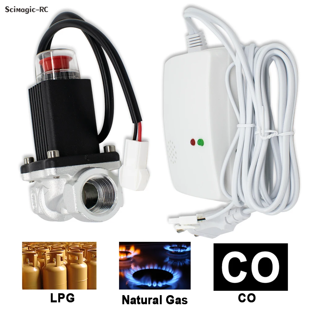 thumbnail image 2 of Aluminum Alloy Automatic Shut Off Valve Dn15 For Natural Gas Pipelines Solenoid Security Kitchen Device P 1552520 2 of 13