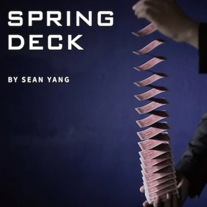 

Spring Deck By Sean Yang Super Cool Card Flourish Magic Tricks Close up Magic Props Party Magic Show Gimmick Illusions Funny