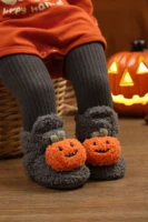 Girls' Orange Fashionable Trendy Design Cute Pumpkin Comfortable Casual Warm Boots 5
