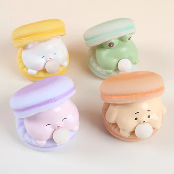 Cute Animal Spit Bubble Burger Stress Relief Pinch Children's Creative Toys Office Funny Vent Toys Desktop Decorative Ornaments
