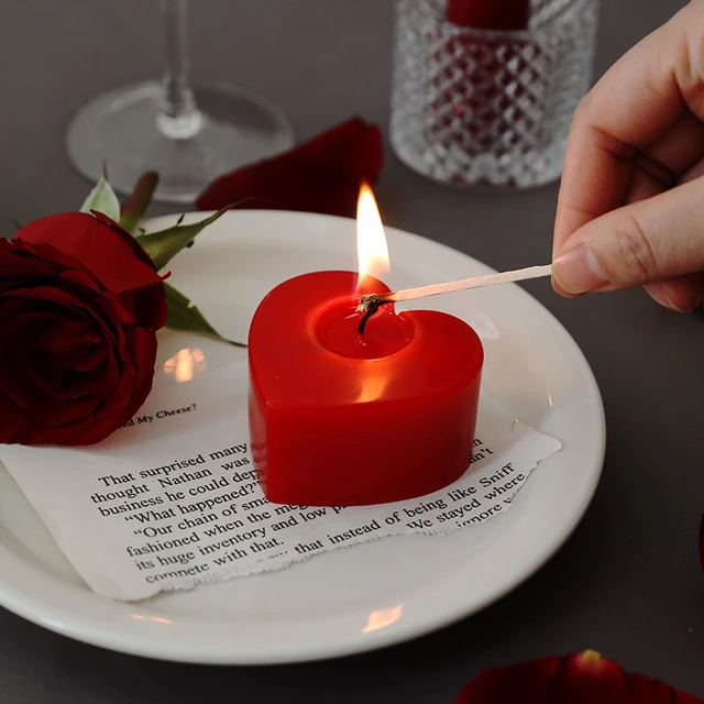 Heart Shaped Candle Making Molds  Silicone Molds Hearts Candle - Candle  Silicone - Aliexpress