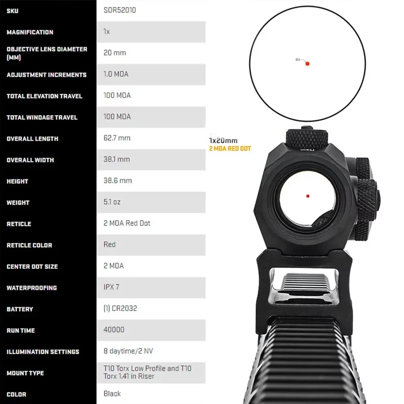 R*MEO5 Red Dot Sight Holographic Reflex Compact 2 MOA Airsoft Riflescope Hunting Scope W/20MM Riser Rail Mount And All red dot sight,rifle scope