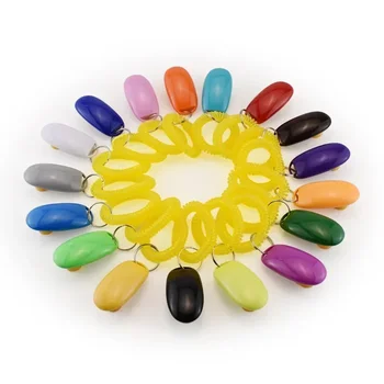 Hot Sale Portable Dog Button Clicker Sound Trainer Pet Training Tool Wrist BAccessory Pet Products Accessories  Dog cat Supplies 6