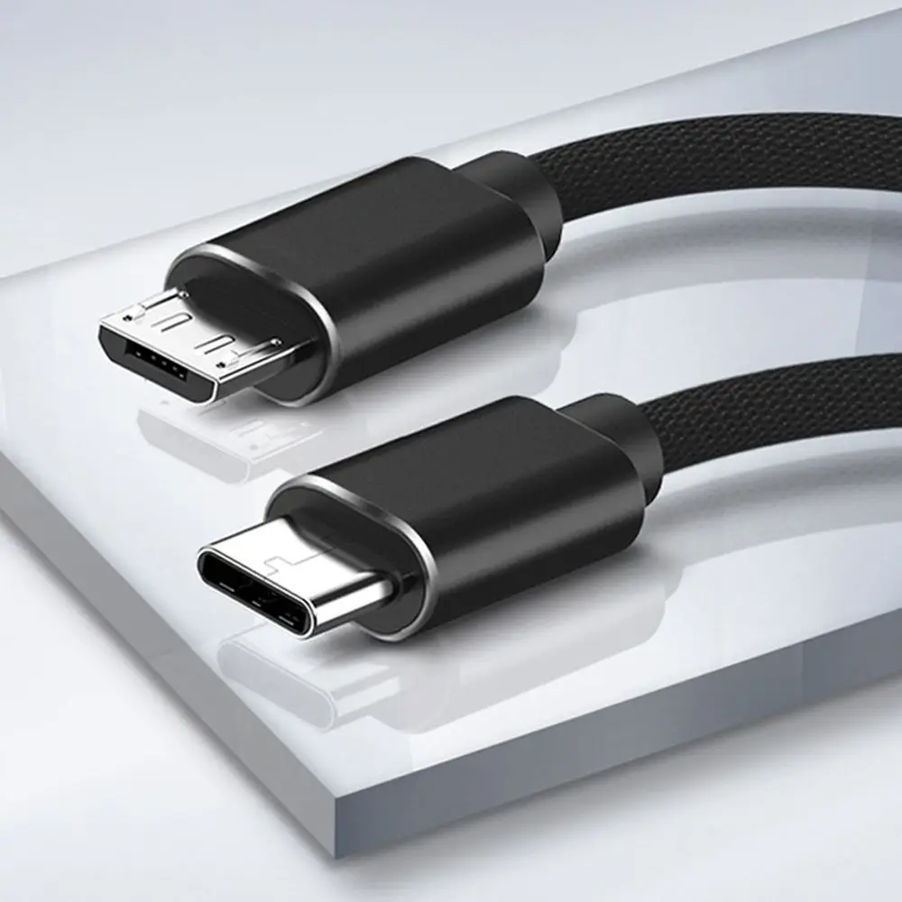 รูปสินค้า สายชาร์จ USB Type-C แปลง Micro USB ชาร์จเร็ว 100W