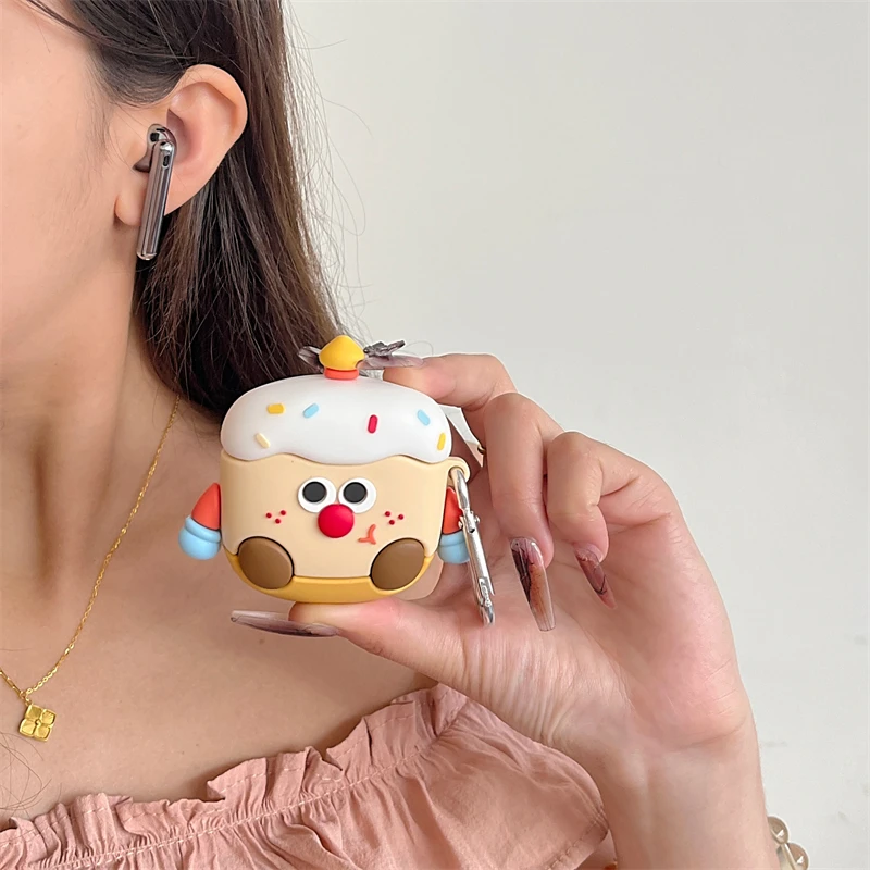 

Чехол для Huawei FreeBuds SE2 Pro 4i 3D Мультяшные Мягкие силиконовые чехлы для FreeBuds 5i Pro3 Pro2 защитный чехол для наушников с бесплатным зажимом