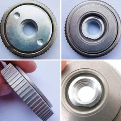 High Quality Practical M14 Pressing Plate Chuck Flange Nut Grinder Power Chuck Pressing Plate Quick Release Self-Locking New