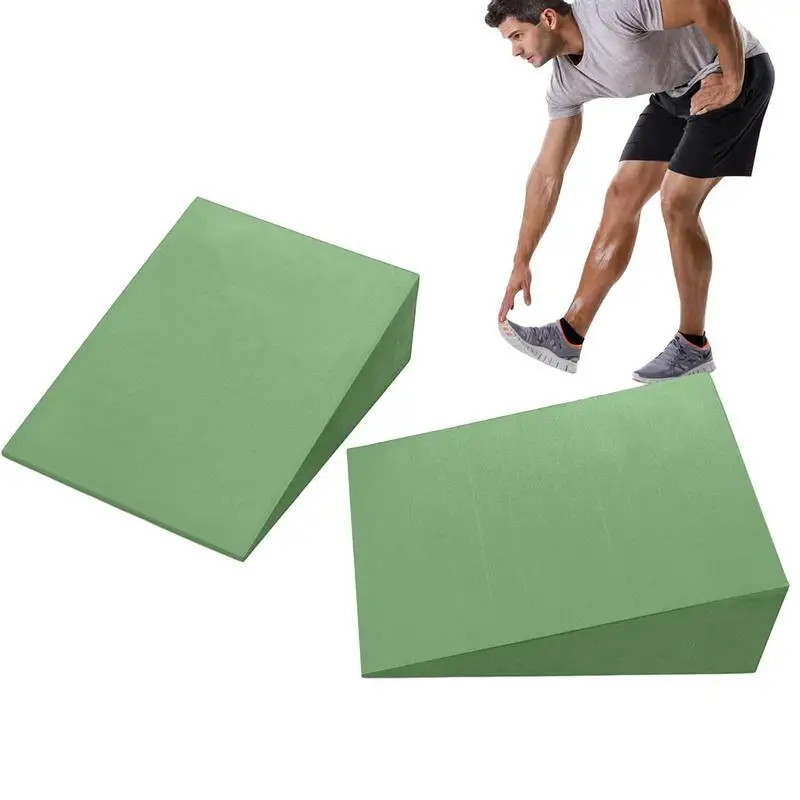 Yoga Wedge Block Altezza Professionale Foam Wedge Foam Slant Board Polpaccio Stretching Ginocchiera Supporto Per La Schiena Schiuma Inclinazione Bordo