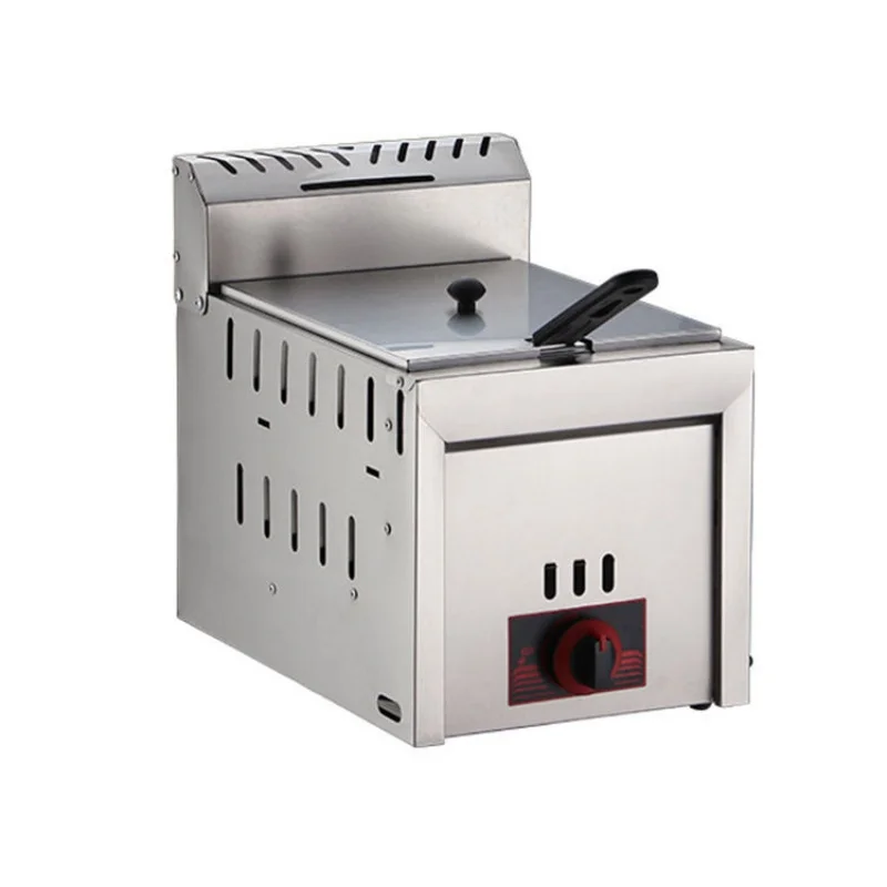 6L Durable Economic Single Basket Deep Fryer kitchen Patato Chips Machine