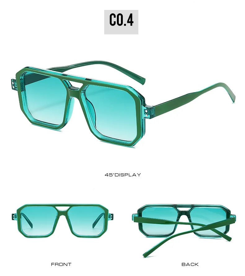Retro Square Punk Sunglasses 19