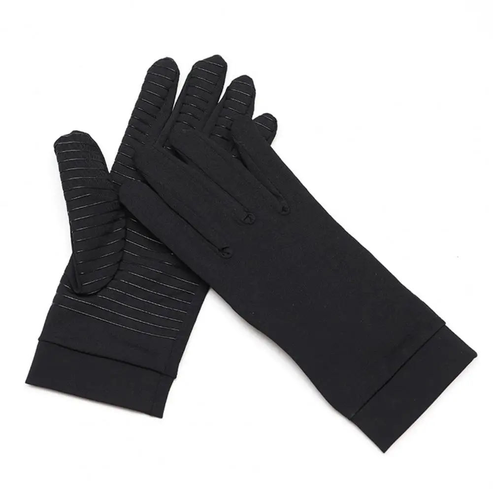 

1 Pair Unisex Fitness Gloves Copper Fiber Unisex Thermal Gloves Moisture-wicking Anti-slip Gloves