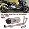 For BMW C600 Sport C650GT 2012 2013 2014 2015 Motorcycle Exhaust Muffler Modified Escape Full System Link Pipe With Catalyst