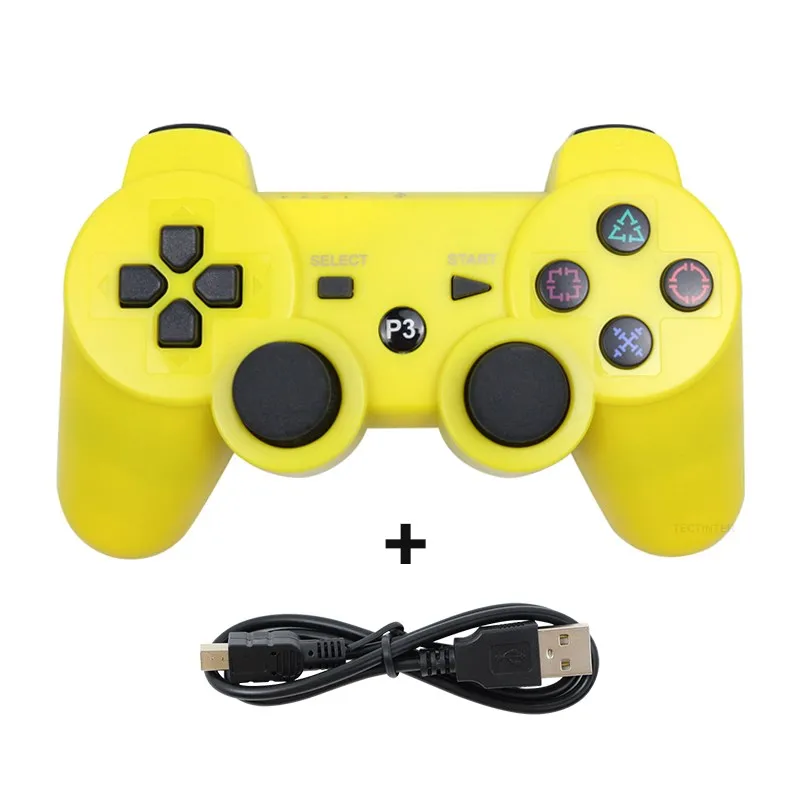 Support Bluetooth Wireless Gamepad For PS3 Console For USB PC For Sony Playstation 3 Controller Joystick Game Accessories 