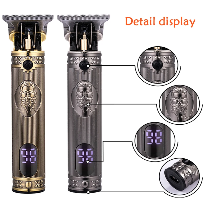 T9 Cordless Electric Hairber Shaver Hair Trimer Home Appliances Travel Barber Razors Shaving Machine for Men Trimmer Man 5