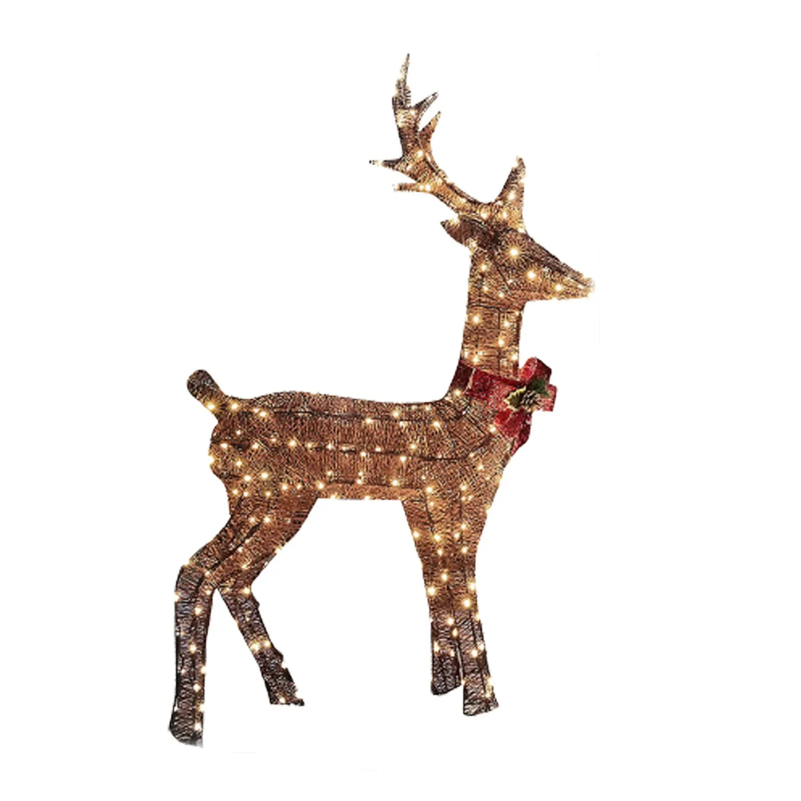 Glitter Christmas Balls Christmas Light Deer Outdoor Christmas
