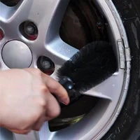 Car Wheel Cleaning Brush Profession Tire Auto Cleaning Detailing Care Wet  Dry Wheel Tire Rim Clean Brush Goods Accessory 2