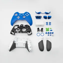 Elite Controller Full Housing Shell & Grips Replacement Set (Blue)