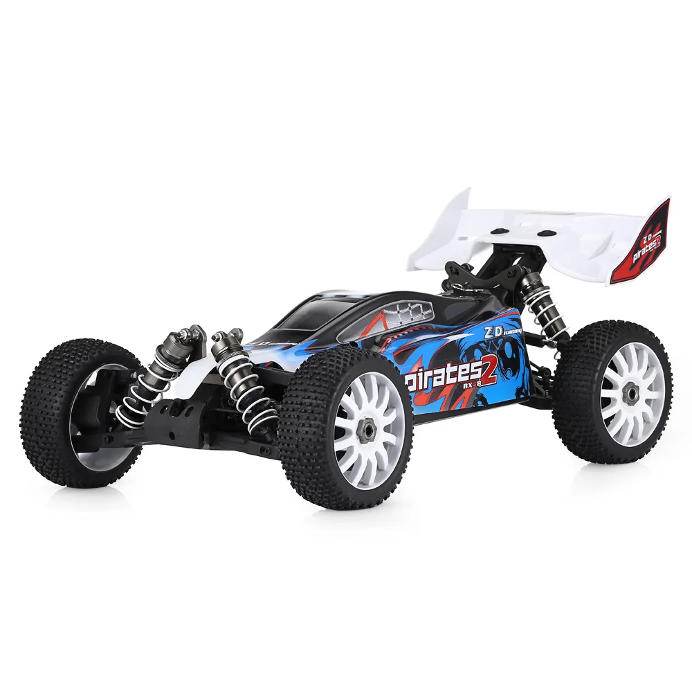 ZD 레이싱 9072 1/8 2.4G 4WD 브러시리스 전기 트럭 고속 80km/h RC 자동차 RTR 장난감