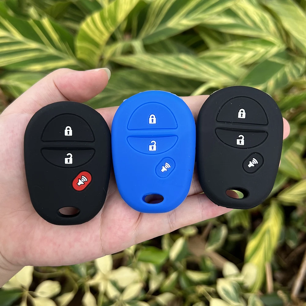 Fit Toyota 4Runner Tundra Tacoma 3 Button Remote Key Fob TPU Case
